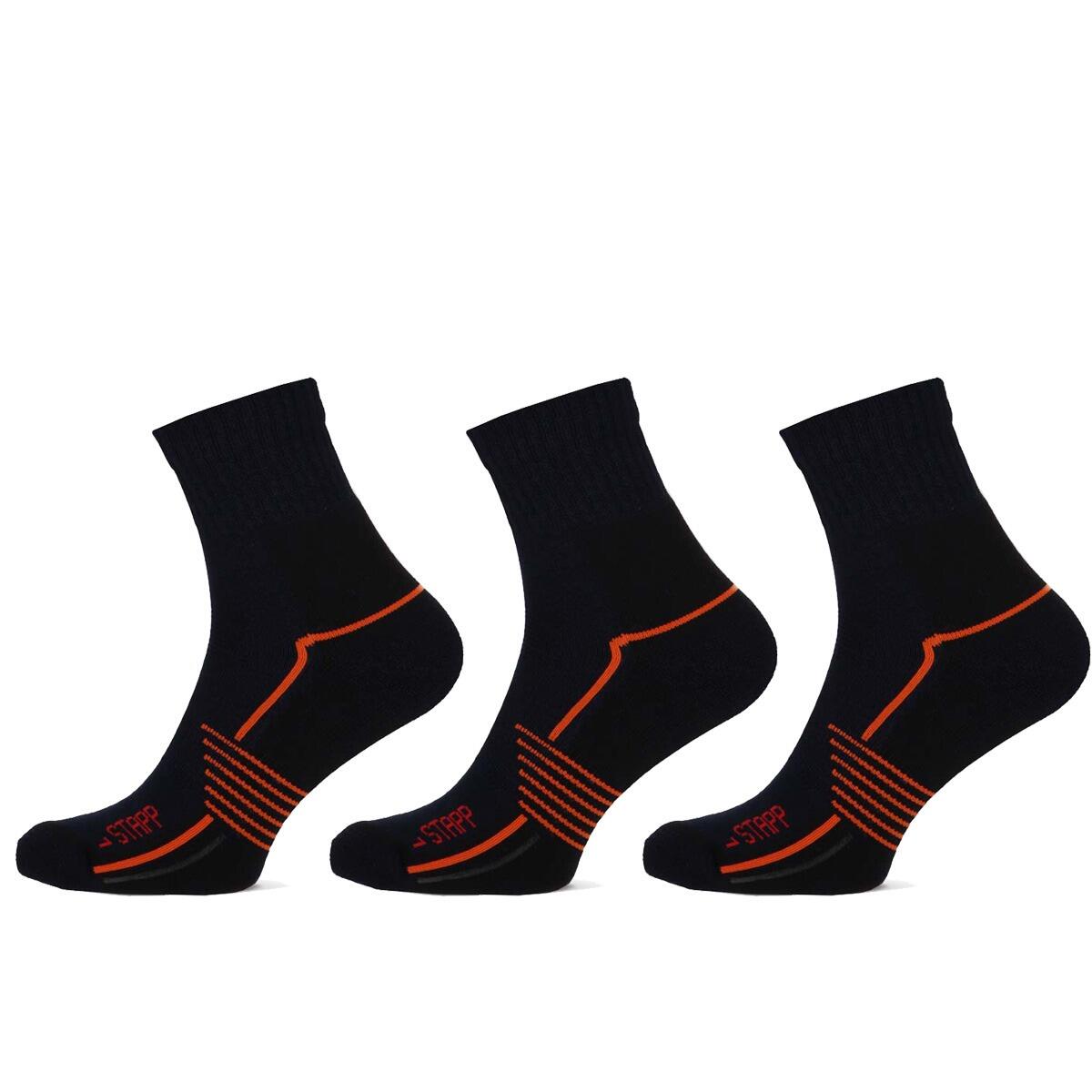 STAPP STAPP Wandelsokken Quarter Active Outdoor Bamboe 3-pack Marine