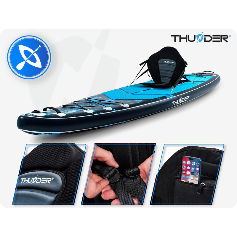 Felfújható SUP deszka kiegészítők THUNDER BLUET 365 cm