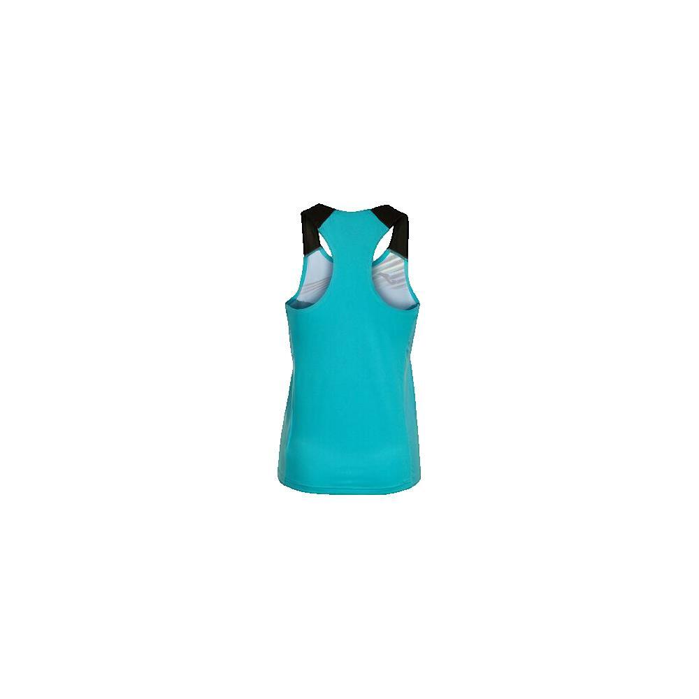Ladies Joma Elite X Tanktop Turquoise -Zwart - traspirante e luce 2/5