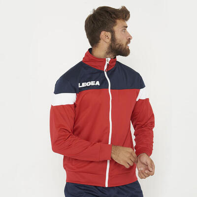 Sportjas bolivia rood -blauw