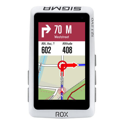 GPS-FAHRRADCOMPUTER ROX 12.1 EVO WEISS