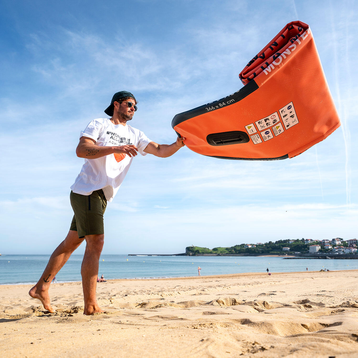 Deska Pompowana SUP Aqua Marina Monster 12'0" Sky Glider + SUPER COMBO 3/7
