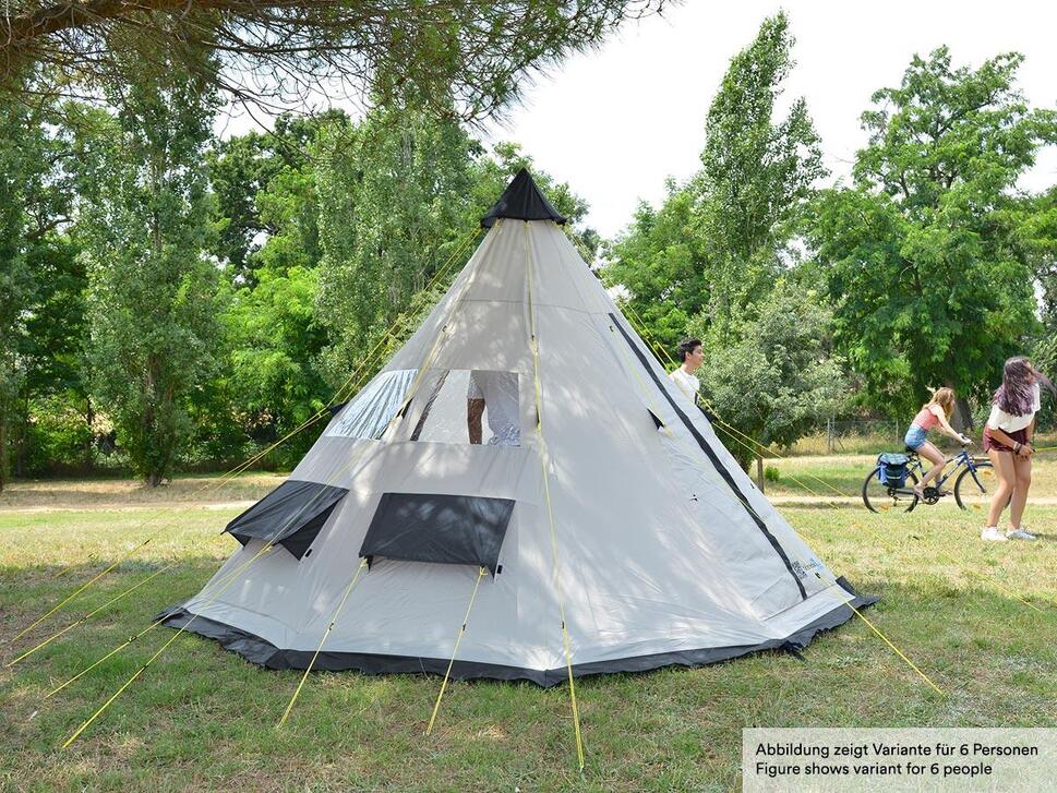 Namiot kempingowy tipi Goathi 550 Protect, 10-osobowy, 1 sypialnia