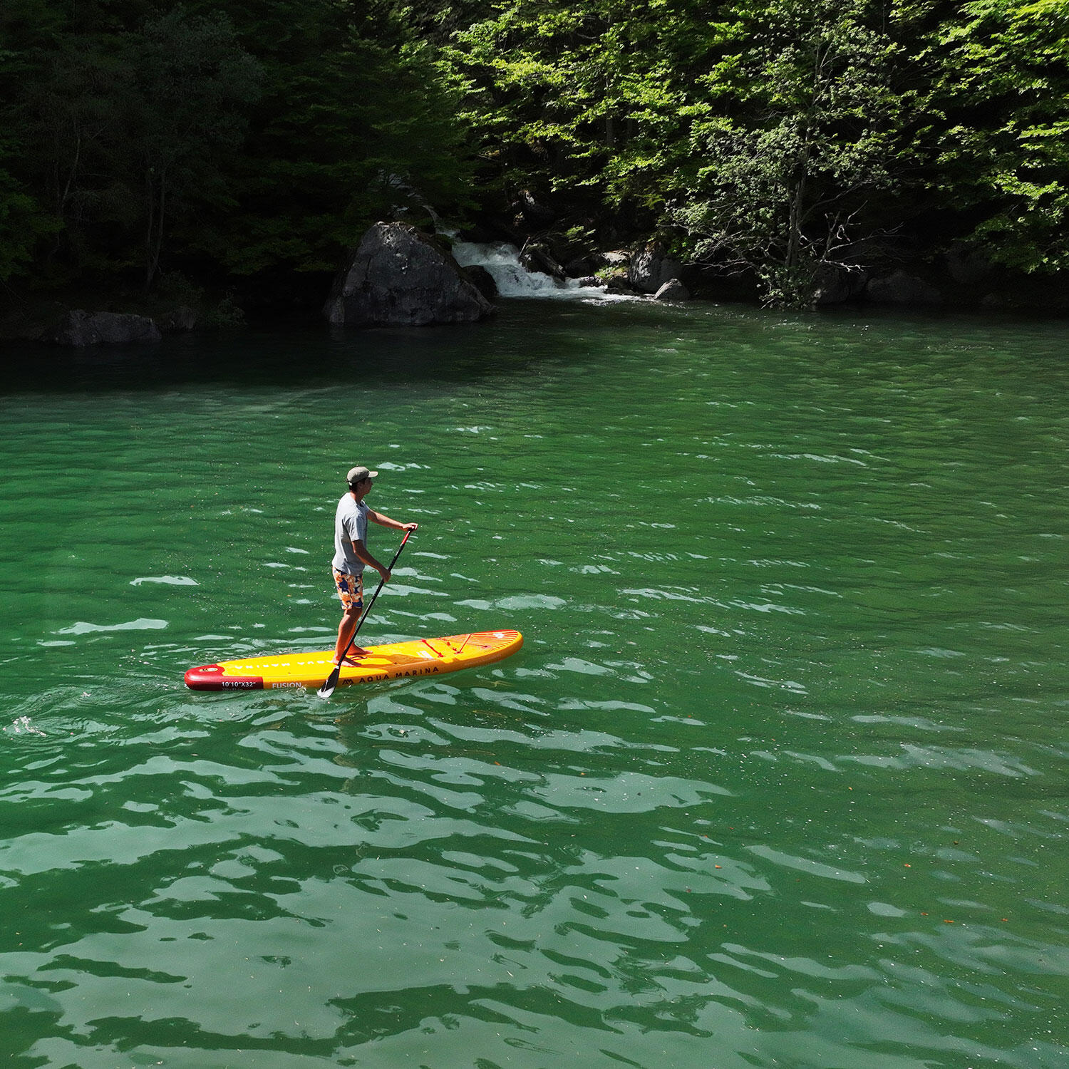 Aqua Marina Fusion 330 cm SUP Schwimmbrett BT-23FUP + SUPER COMBO 6/7