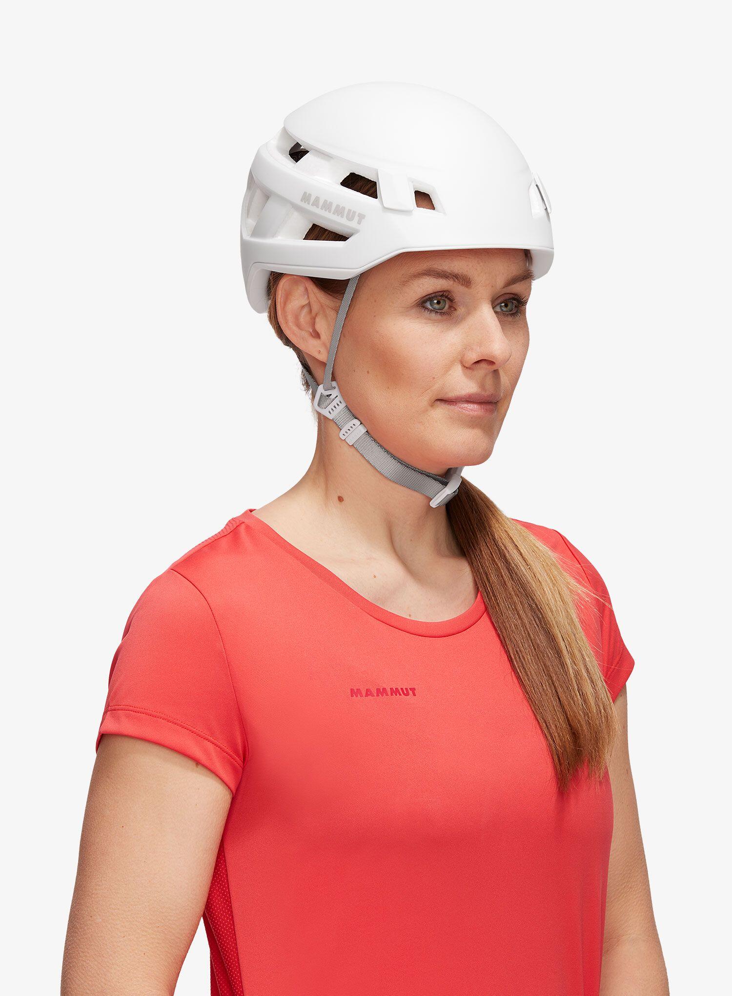 Kletterhelm Mammut Crag Sender weiß ultraleicht In‑Mold EPS mit Kevlar-Besatz 4/4