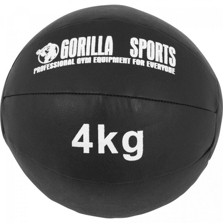 Medizinball aus Leder in Schwarz 1 - 10 kg 5/7