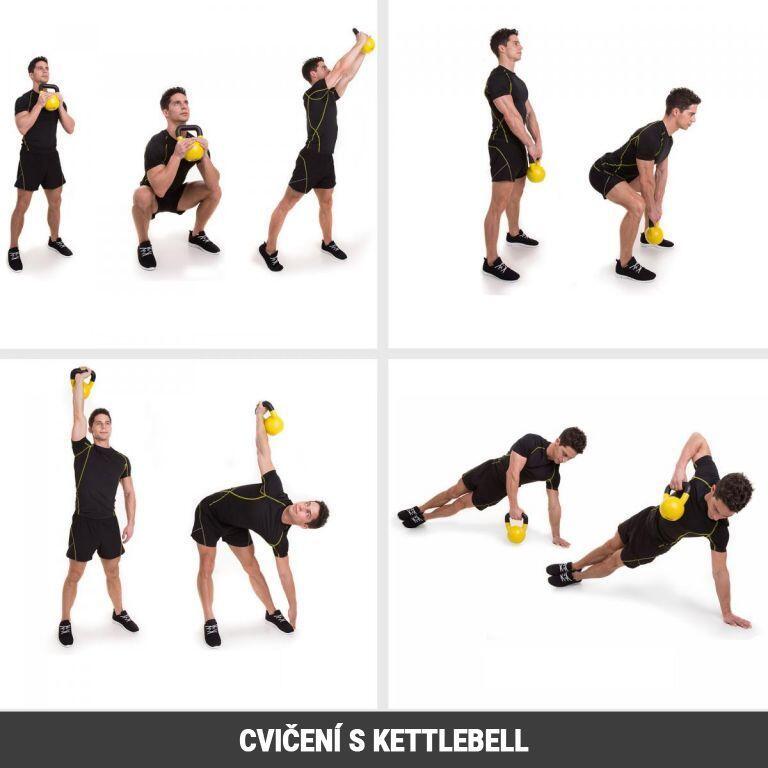 Kettlebell Gorilla Sports Rosa/Gris Vinilo 3/7