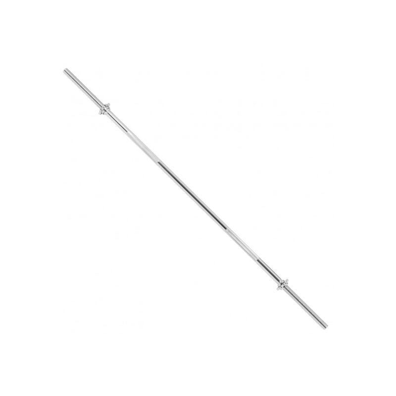 SET D'HALTÈRES CHROME 97,5KG | BARRES 170CM + 2 X 35CM| MUSCULATION 2