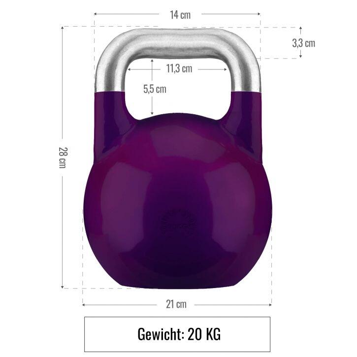 KETTLEBELL DE COMPÉTITION | MUSCULATION | POIDS AU CHOIX DE 8KG À 40KG 2/7