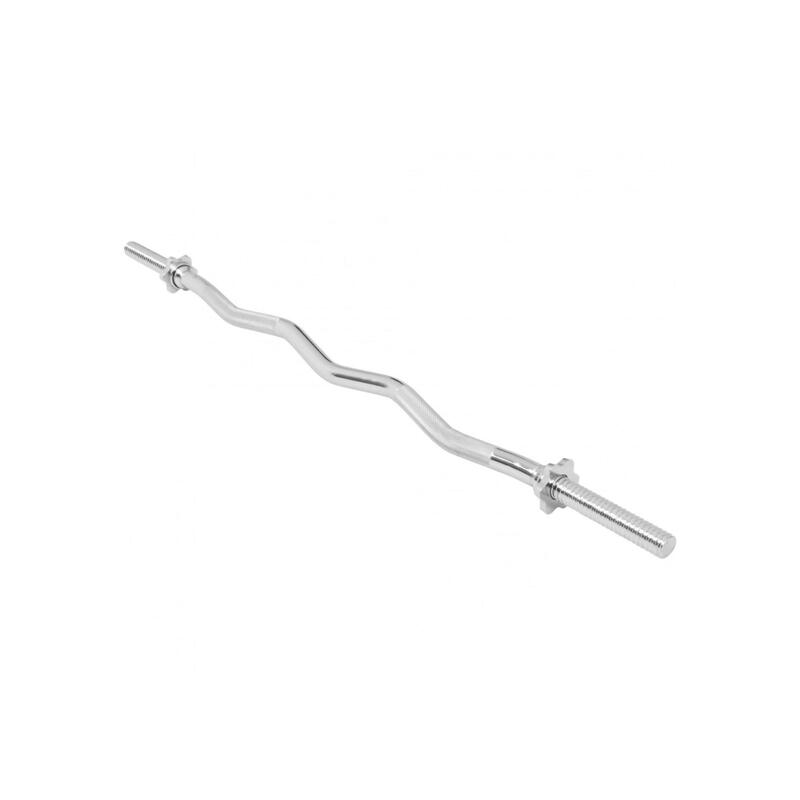 KIT D'HALTERES POIDS EN GRIP EN FONTE, BARRE LONGUE, BARRE CURL ET 2 BARRES COUR