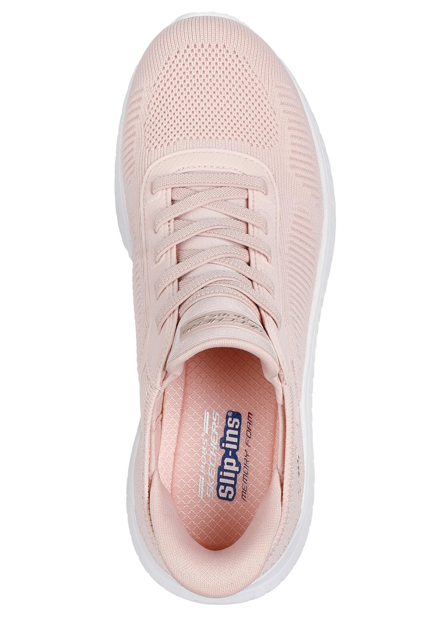 Skechers Bobs Sqaud Chaos CURRENT MUSE Slip Ins Sneaker Damen 117497 LTPK 3/4