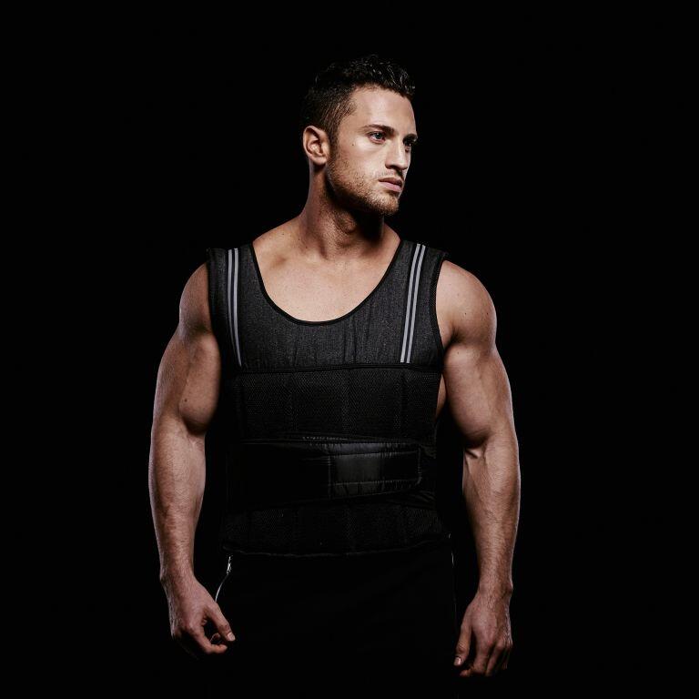 GILET LESTÉ AVEC BANDES RÉFLÉCHISSANTES / GILET D'ENTRAÎNEMENT | ACCESSOIRE MUSC 5/7