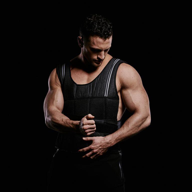 GILET LESTÉ AVEC BANDES RÉFLÉCHISSANTES / GILET D'ENTRAÎNEMENT | ACCESSOIRE MUSC 4/7