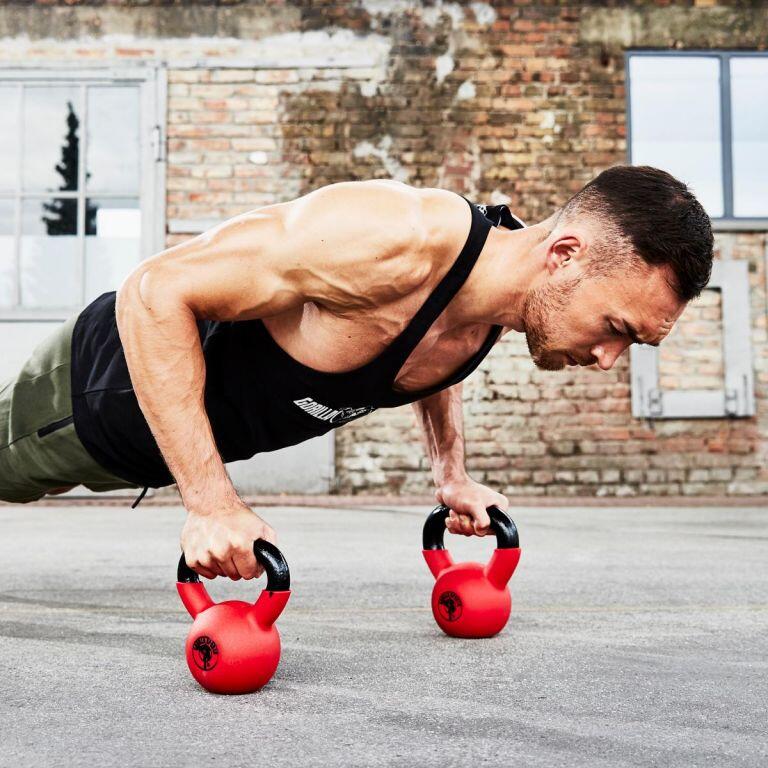 Kettlebell En Fonte Thermolaquée - Poids 35 LB (environ 16 Kg) - Neuf - Pour Musculation