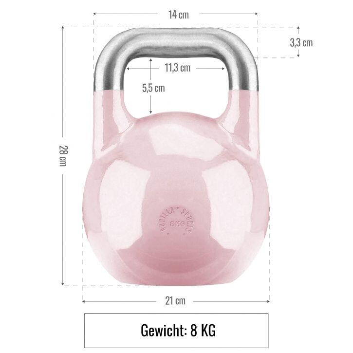 GORILLA SPORTS Kettlebell Competition 8-40 KG 2/7