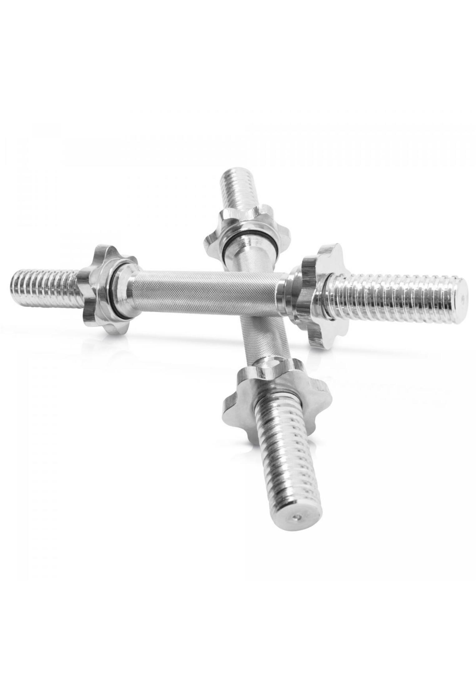 Set d'haltères : 2 barres courtes, 1 barre Curl SZ et 6 étoiles de serrage (vis) 3/7
