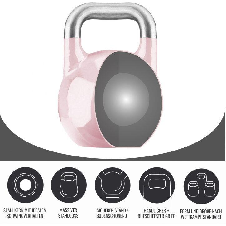 GORILLA SPORTS Kettlebell Competition 8-40 KG 3/7