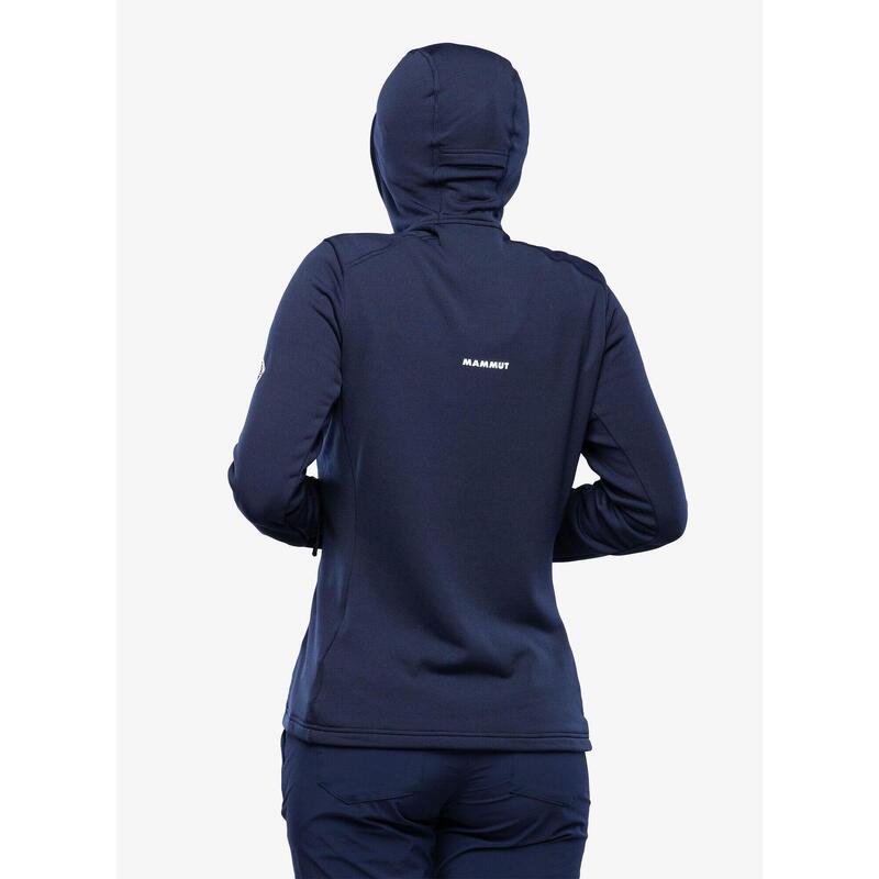 Pulover de trekking pentru femei Mammut Aconcagua Light ML cu glugă