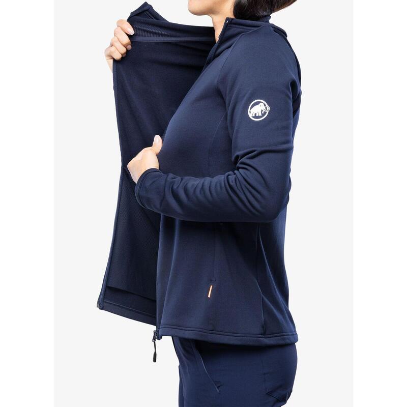 Pulover de trekking pentru femei Mammut Aconcagua Light ML cu glugă