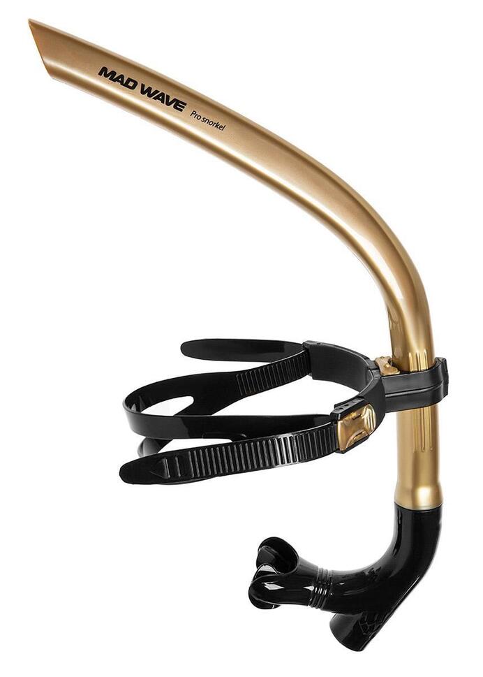 Mad Wave Pro Snorkel - Złoty