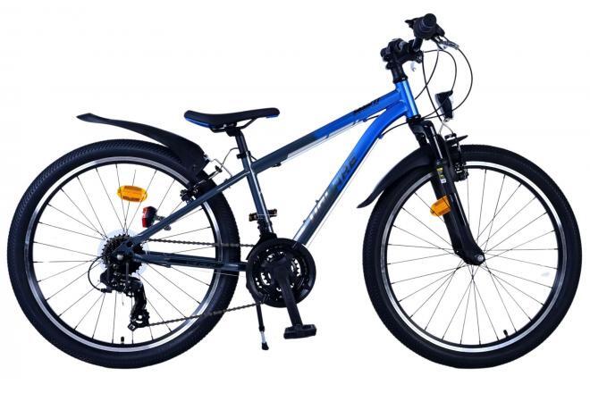 VOLARE BICYCLES Volare XC Race Kinderfiets 24 Inch 21 Versnellingen Blauw Grijs