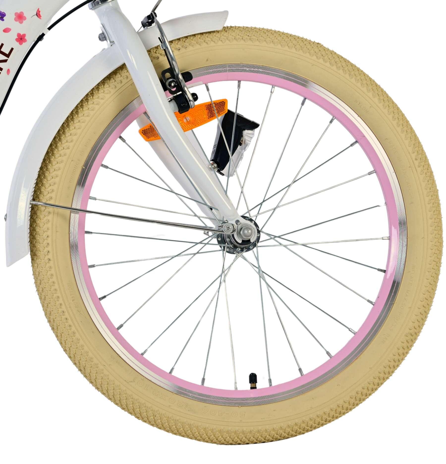 VOLARE BICYCLES Blossom 20-inch kinderfiets met 3 versnellingen, wit 3/7
