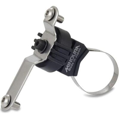 Minoura eb-100 bidonhouder framebevestiging zilver ø22-35mm