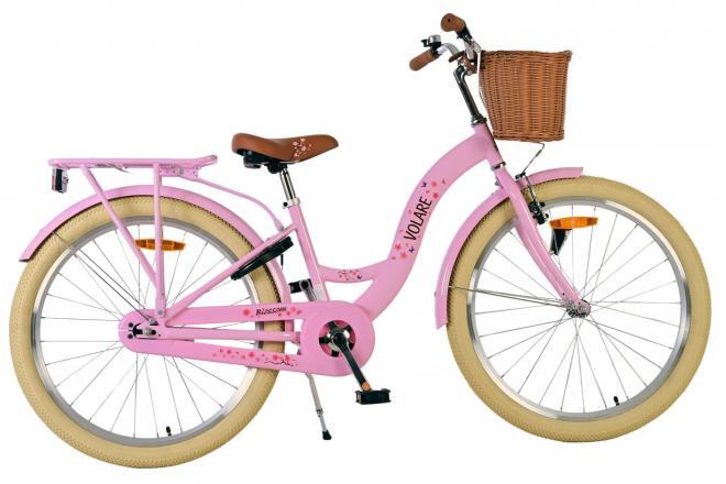 VOLARE BICYCLES Bicicleta para Niñas Volare Blossom - 24 Pulgadas - Rosa - Segura y Elegante