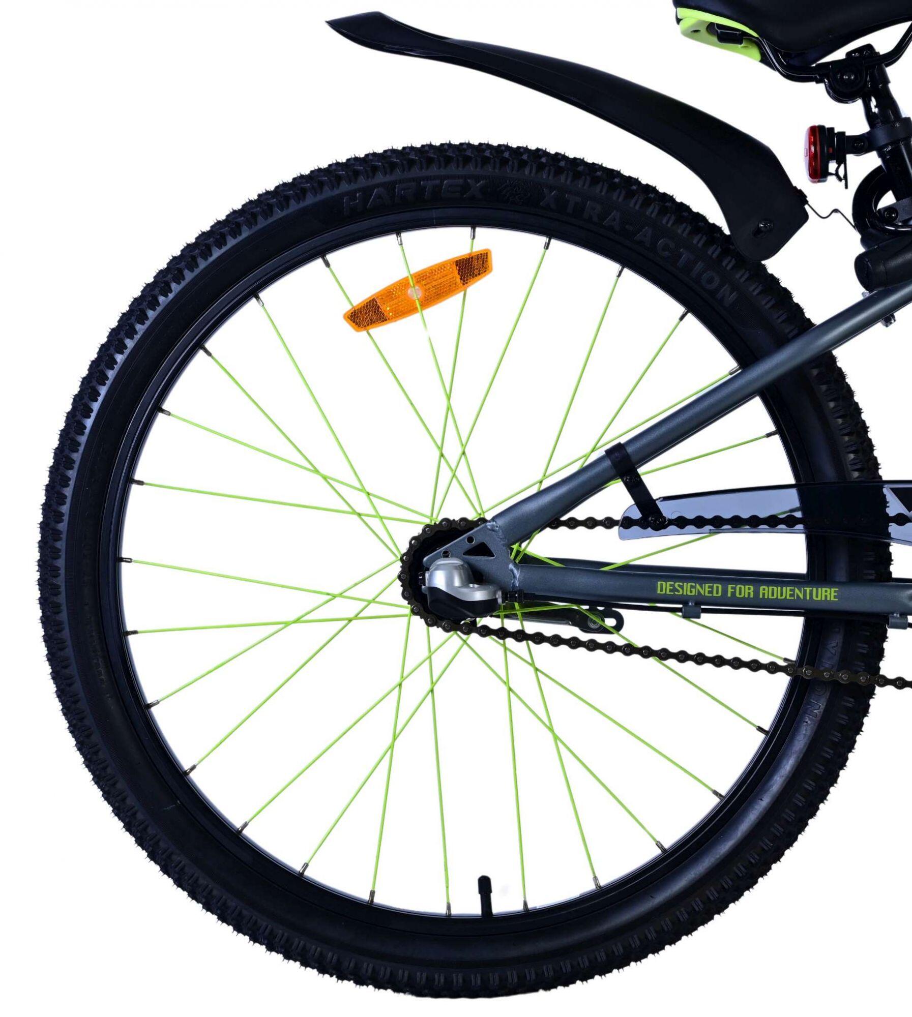 Volare Rocky Kinderfiets 24 inch met Shimano Nexus 3 versnellingen in groen 3/7
