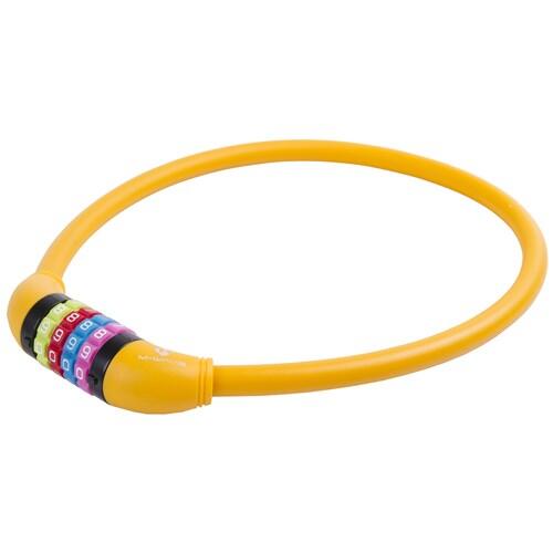 M-wave - M-wave Serrure De Câble En Silicone Orange – 65 Cm - Verrou - Orange - Decathlon