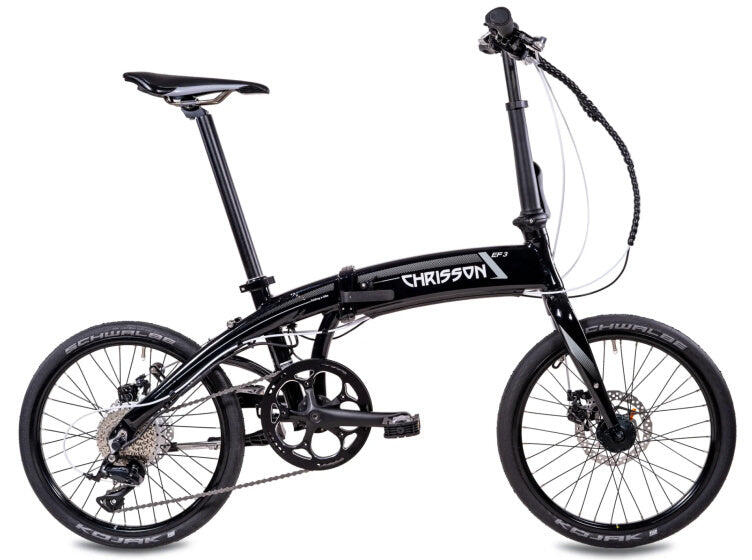 CHRISSON Chrisson EF3 20 Zoll Unisex Faltbike mit Mechanischer Scheibenbremse
