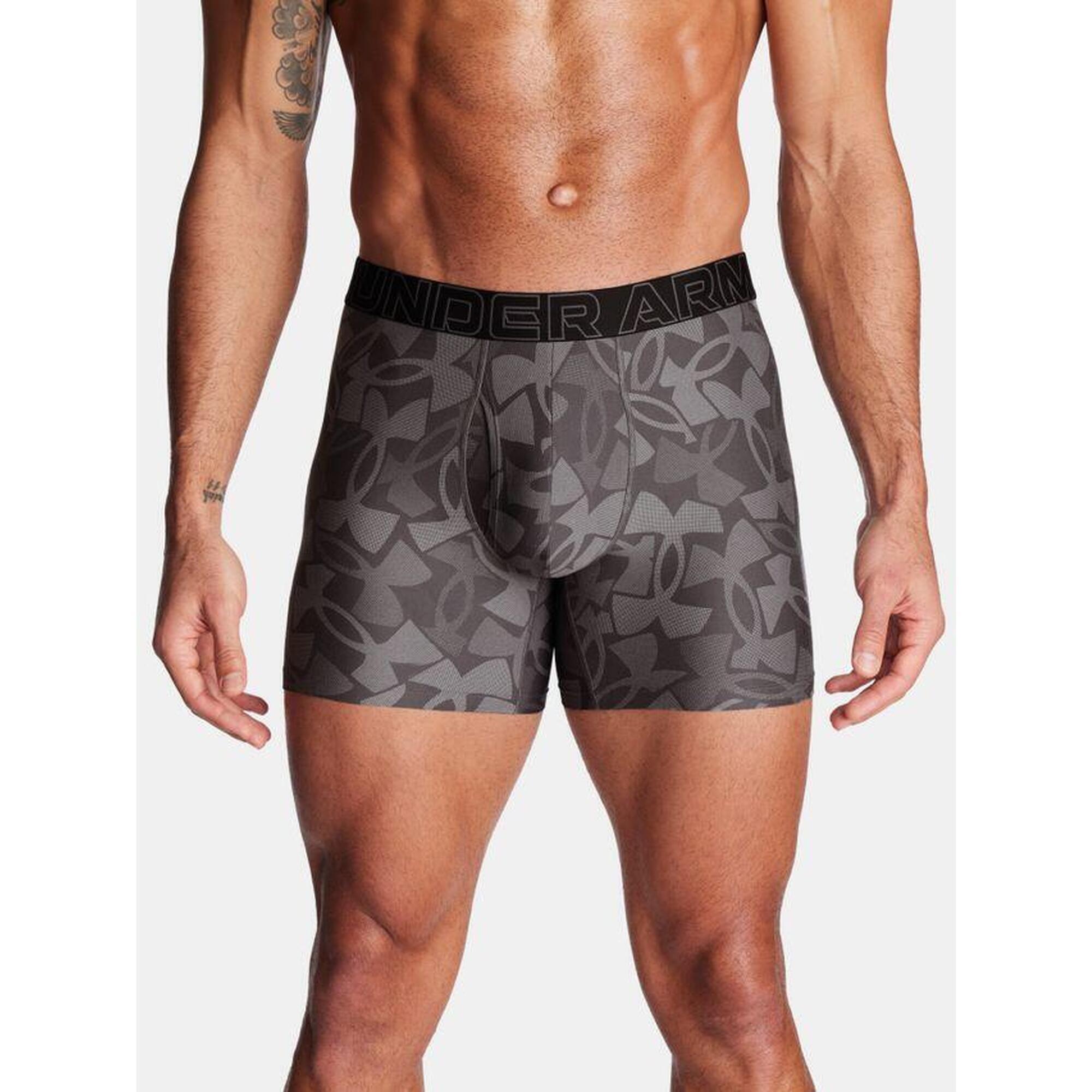 Boxerské Trenýrky UNDER ARMOUR M UA Perf Tech 6in - šedé
