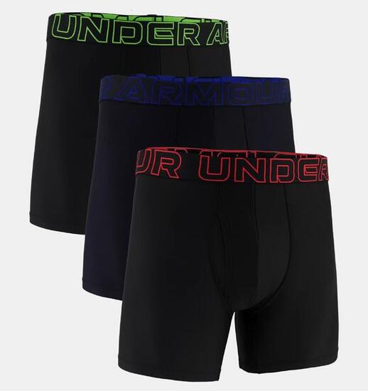 Boxershort Herren 3er Pack Figurbetont-UA PERFORMANCE TECH - SOLID 6 IN 3PK