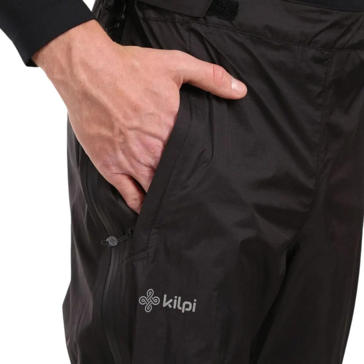 Pantalon Kilpi Alpin Hardshell hommes noir polyester 5/7