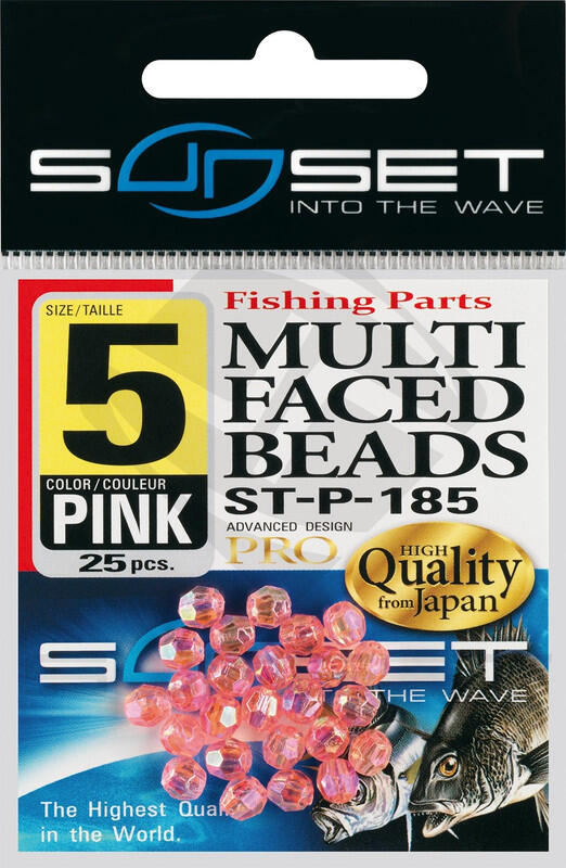 Perolas multi faced rosa n5 p/surfcasting