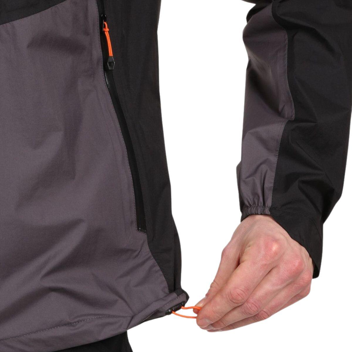 Chaqueta impermeable HURRICANE-M hombre KILPI Negro 6/7