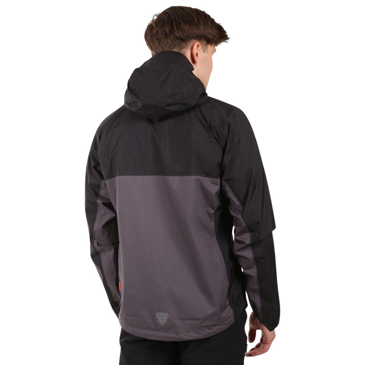 Chaqueta impermeable HURRICANE-M hombre KILPI Negro 2/7