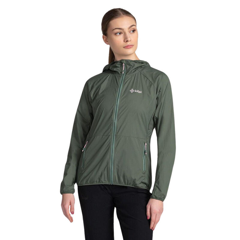 Veste coupe-vent d'extérieur ou de course à pied pour femmes Kilpi ROSA-W