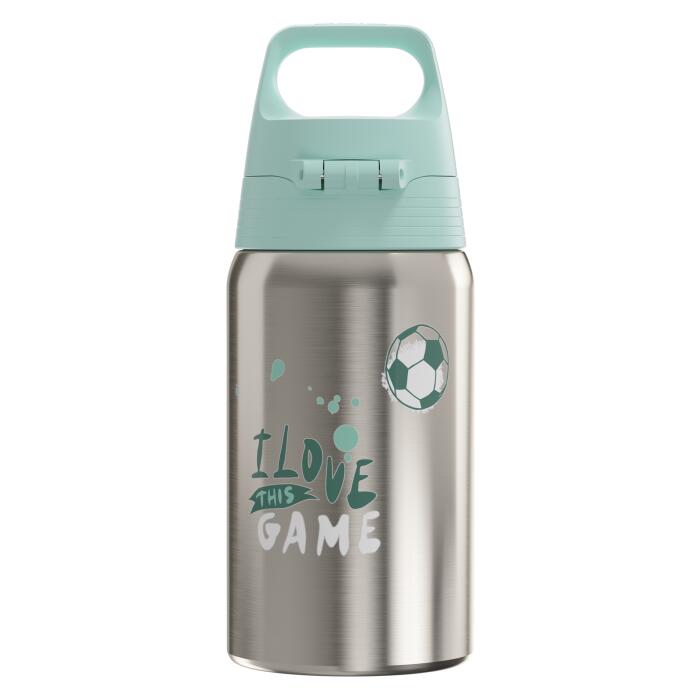 Isotherme Kinderflasche "Shield One Love Football" 0.5L SIGG 3/4