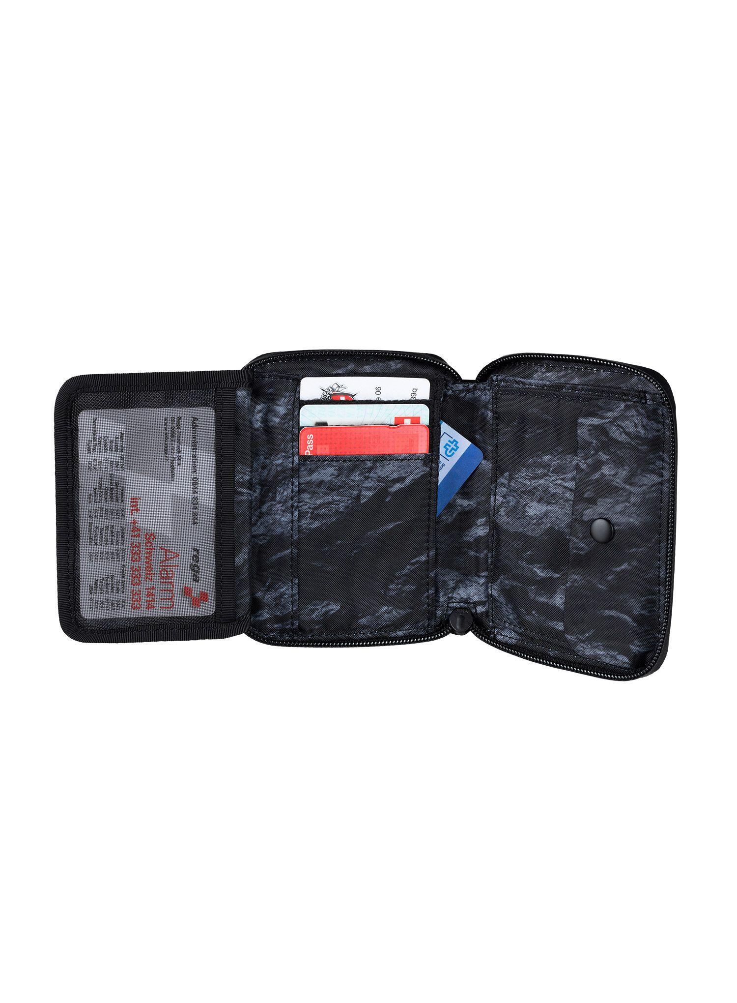 Portefeuille Mammut Seon Zip noir déperlant compact 7 cartes 95×115 mm 2/3