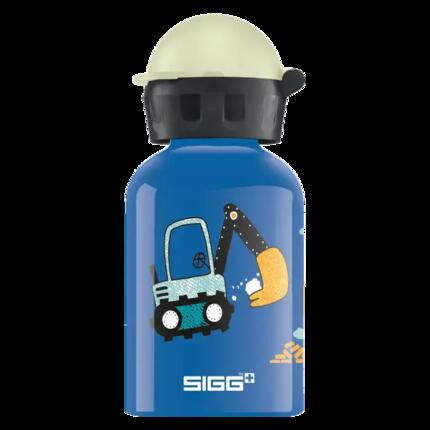 Gourde enfant SIGG Build Glow In The Dark 300 ml aluminium bleu