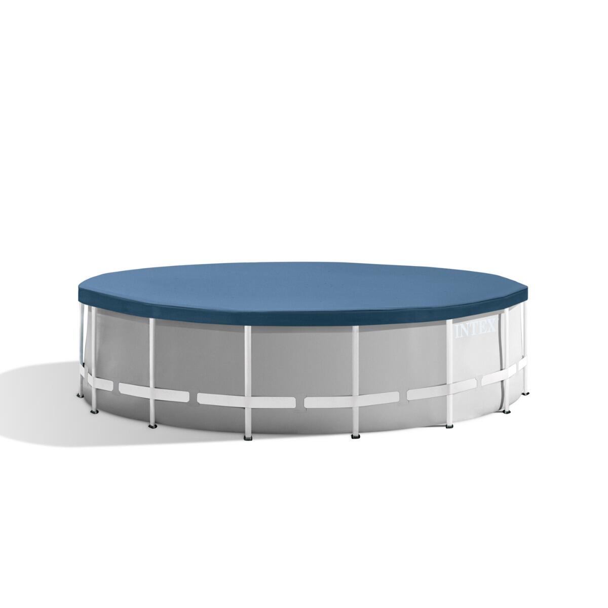 Ø 457 x 122 cm Intex Prism Frame Pool Set rund 3/6