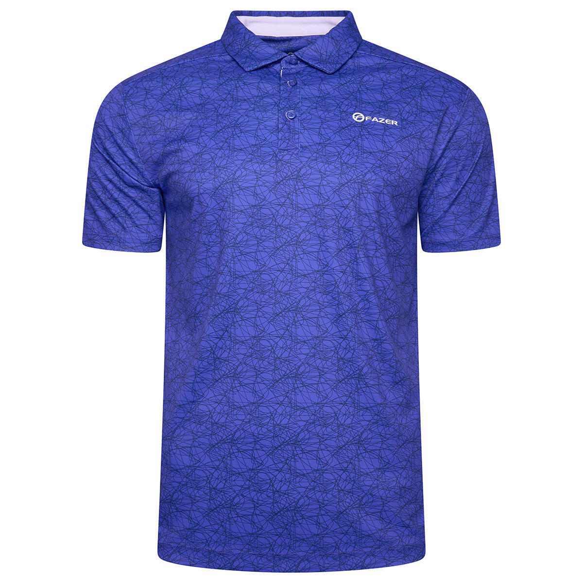 FAZER Fazer Men's Chester Scribble Golf Polo Shirt