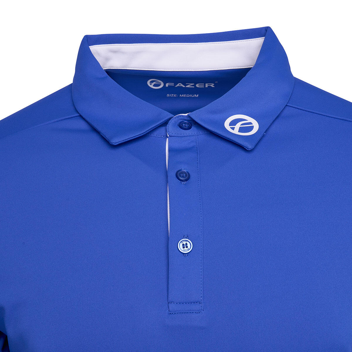 Fazer Men's Leigh Contrast Golf Polo Shirt 3/4