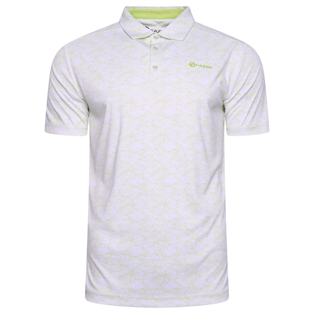 FAZER Fazer Men's Chester Scribble Golf Polo Shirt
