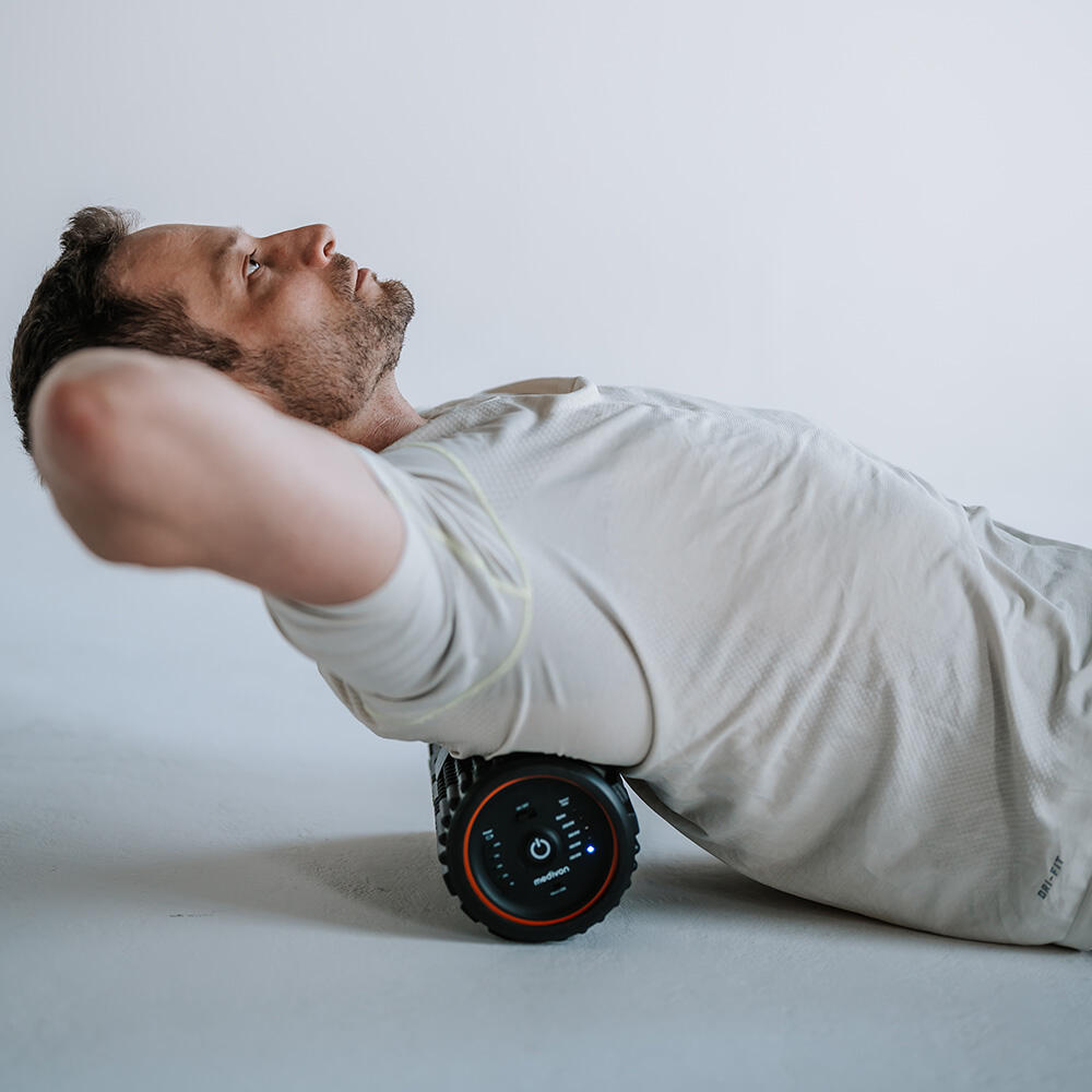 RecoRoll Max, body roller 4 massage levels, USB, zwart 2/7