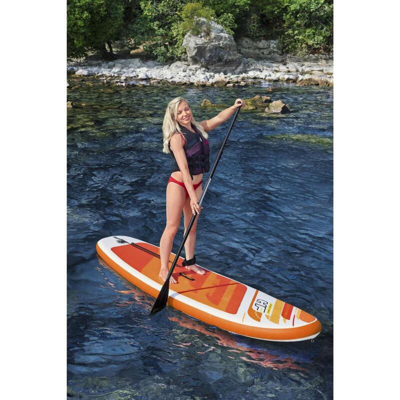 Placă gonflabilă de paddle surf cu accesorii Bestway Hydro-Force Multicolor