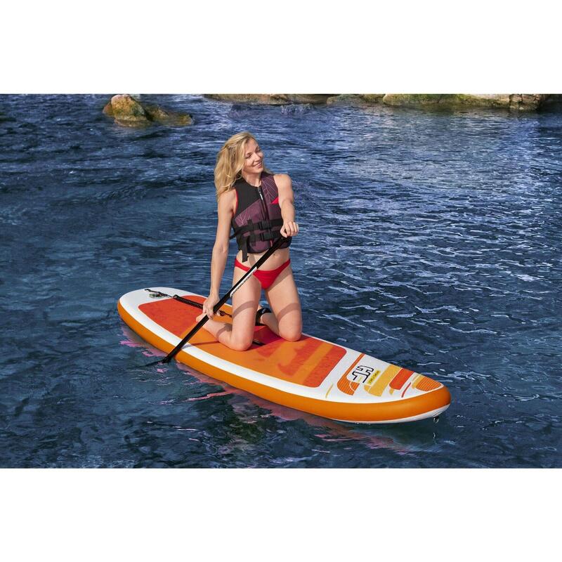 Placă gonflabilă de paddle surf cu accesorii Bestway Hydro-Force Multicolor