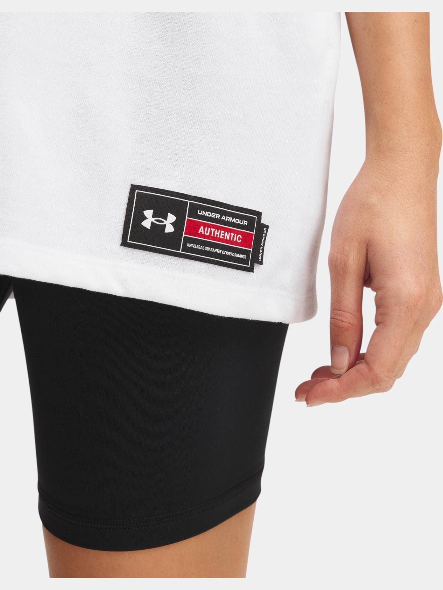 T-Shirt Damski Under Armour Koszulka Sportowa z Nadrukiem 3/4
