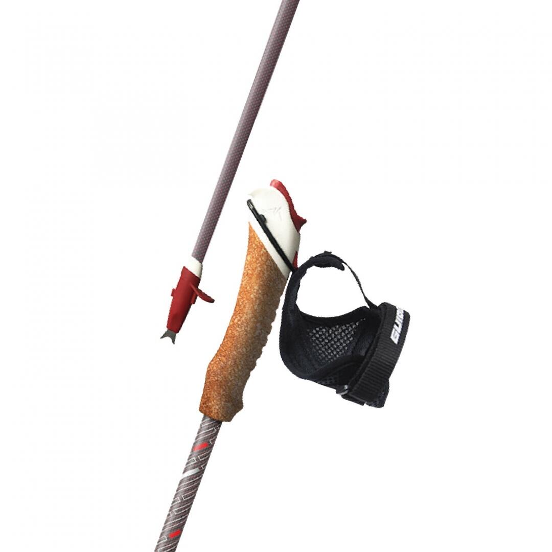 Nordic Walking Carbon Poles - VENT DES FJORDS NANO3K 85 BOREAL - 125 cm 2/5